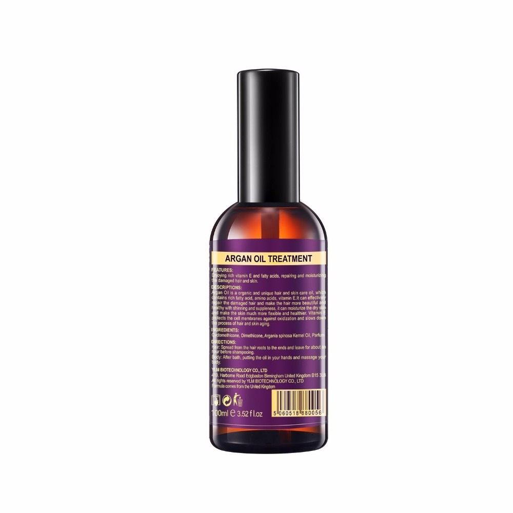 Factory Distributor Organic Argan Oil Best Hair Oil Treatment