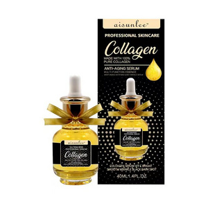 factory supply  OEM ODM 24K gold liquid pure perfume collagen/VC/VE/Aloe facial oil  anti aging facial serum