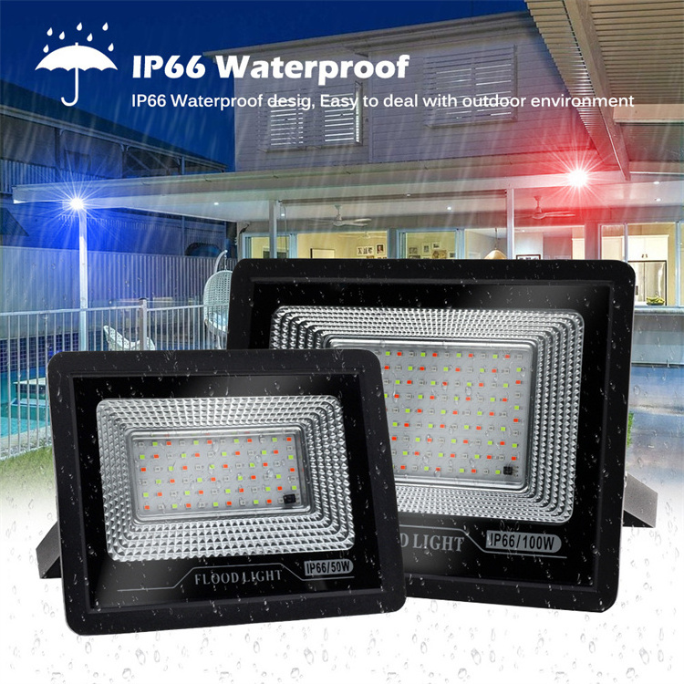 Led projection light factory for outdoor flood light advertising signs basketball court 300w LED floodlight