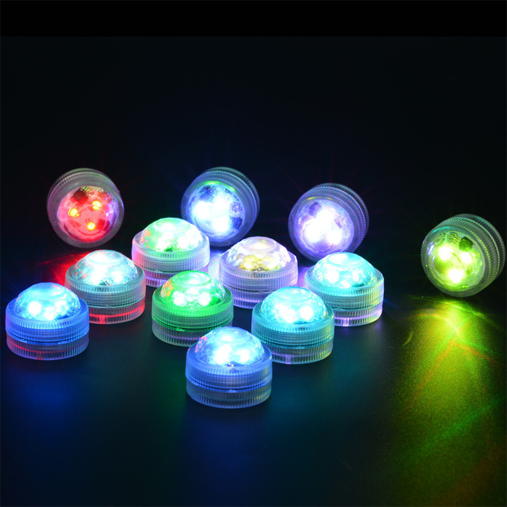 Submersible LED Lights Flameless LED Candles Tea Lights 1.5