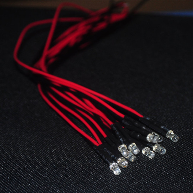 3/5/10mm straw hat LED lamp bead high power light-emitting diode LED Emitting diode Light Assorted Kit DIY LEDs Set