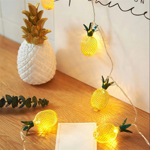 Ever Bright 10 LED Pineapple Light Fixtures Wedding Home Room Decoration LED Fairy Pineapple String Lights For Events