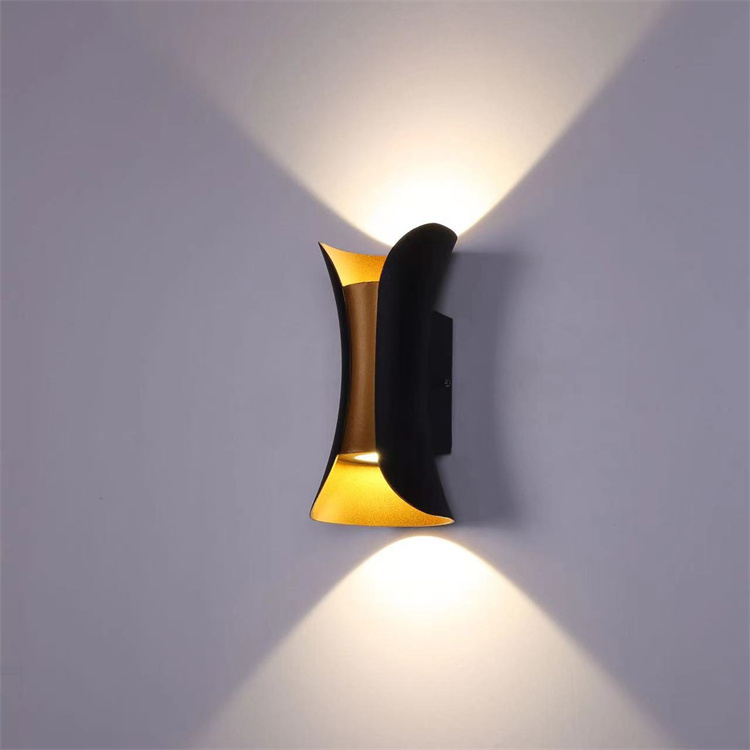 Hot Sale IP65 Waterproof Modern Style Wall Up Down Cylinder Outdoor Indoor 18W 24W Bulbs Wall Light AC85-265V Courtyard Light