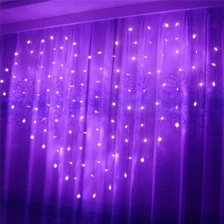 Valentine's Day Romantic Led Curtain Light Extra Bright Fairy Lights Garland Led Festoon Curtain Lamp Curtains With Led Light