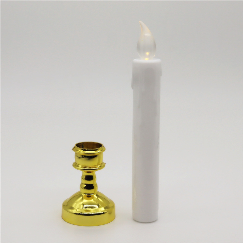 Wedding Decoration Real Wax Long Lasting Luxury LED Taper Candles For Home Decor