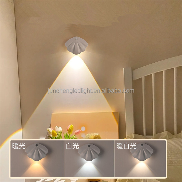 Wall mounted Control Motion Sensor Indoor Light Stick On Nightlight Battery Operated Lights For Toilet Led Senor Night Light