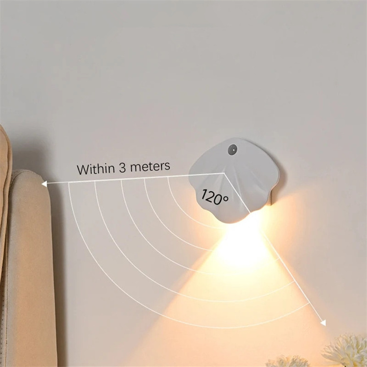 Wall mounted Control Motion Sensor Indoor Light Stick On Nightlight Battery Operated Lights For Toilet Led Senor Night Light