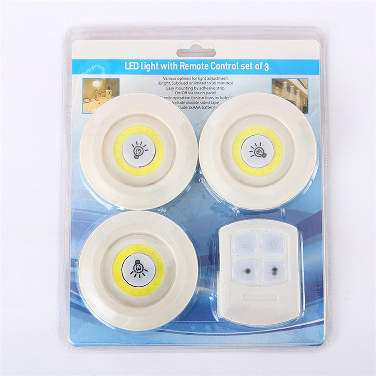 Popular Remote Sencer LED Night Light Blackout high bright LED Night Light Sensor Wireless Kitchen Cabinet Lights Required