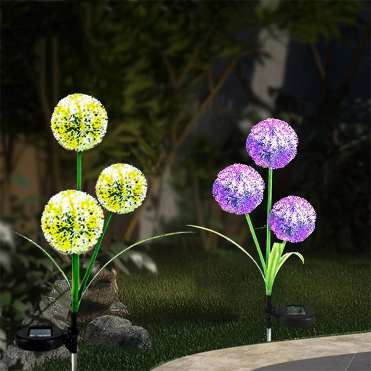 Flame Garden Garden Ball christmas decoration holiday lighting outdoor dandelion solar garden light