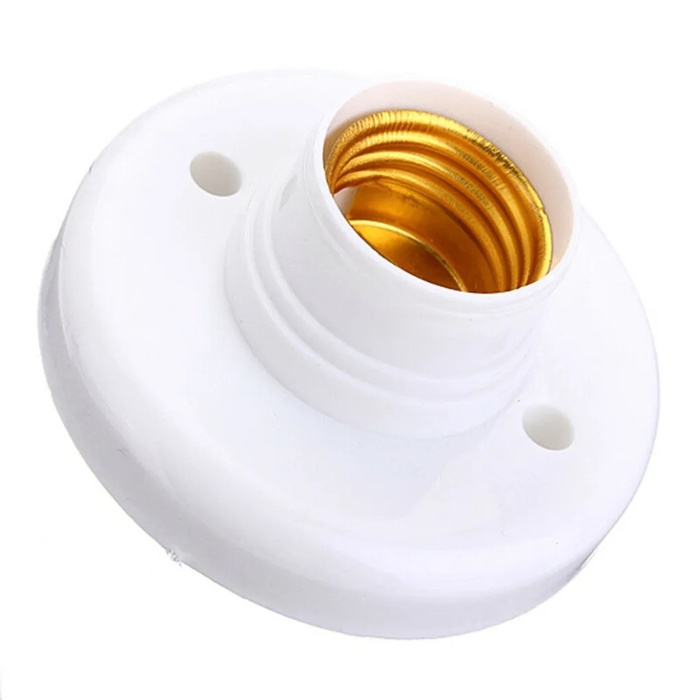 Plastic Shell Round Screw outdoor lamp holder for e27 light bulbs light socket fittings