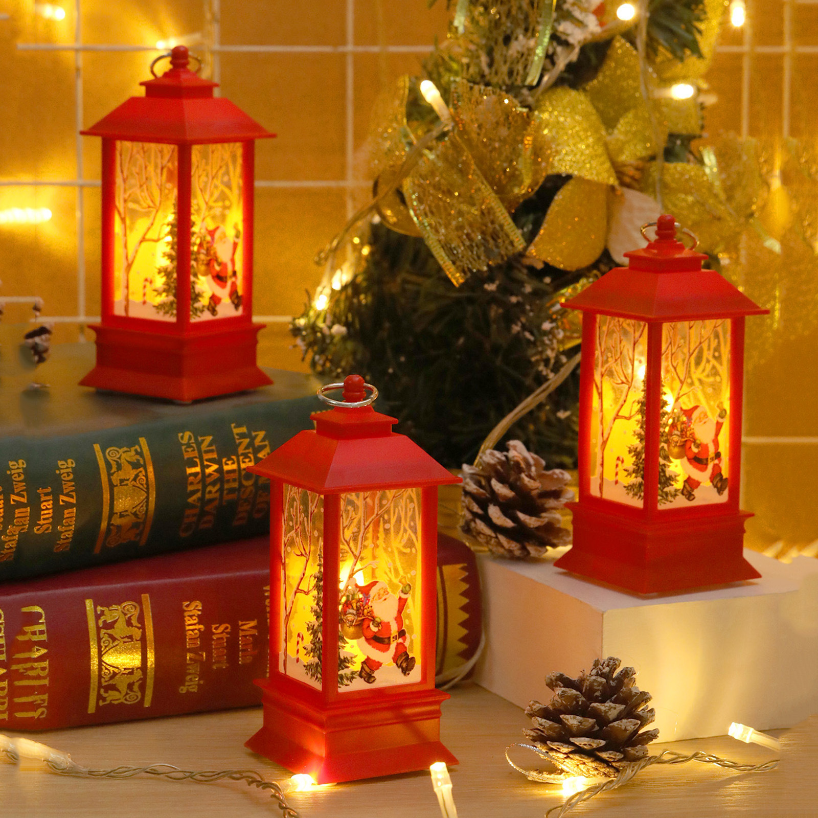 Wholesale Halloween Decoration LED Wind Lantern Night Light Lamp Hanging Lights Up Gift Crafts Toy Party Supplies