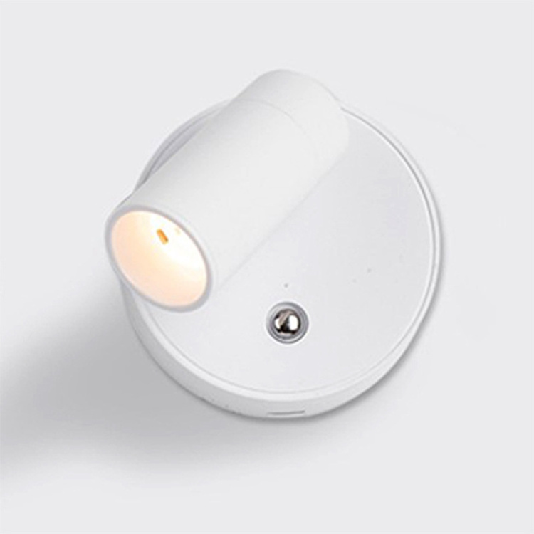 New Design Magnetic Wall Lamp Touch Switch With Rechargeable Battery Operated Powered Bedside Reading Wall Lamps Sconce Light