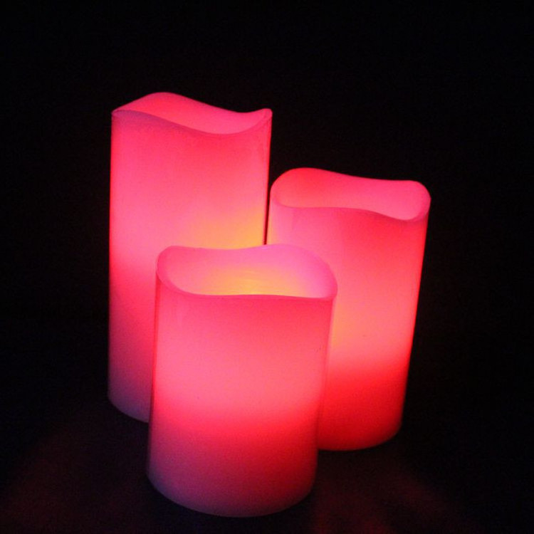 Remote Control Battery Powered Multicolor Changing Flickering Flameless Led Candles Tea lights