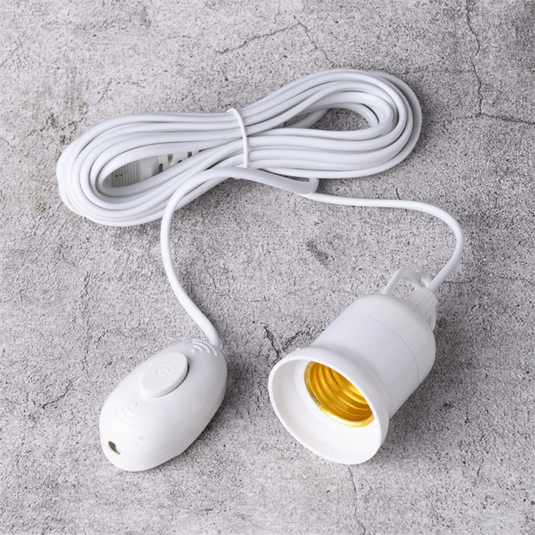 E27 Bottle Lamp Cord Kits side hole lamp cord E14 lamp cord parts e14 electrical plug with bulb holder