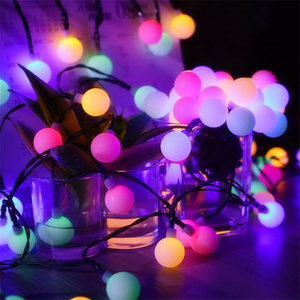 100m LED Solar Powered Lights String Outdoor 50 lamp beads Waterproof Bulbs Solar Ball String Lights