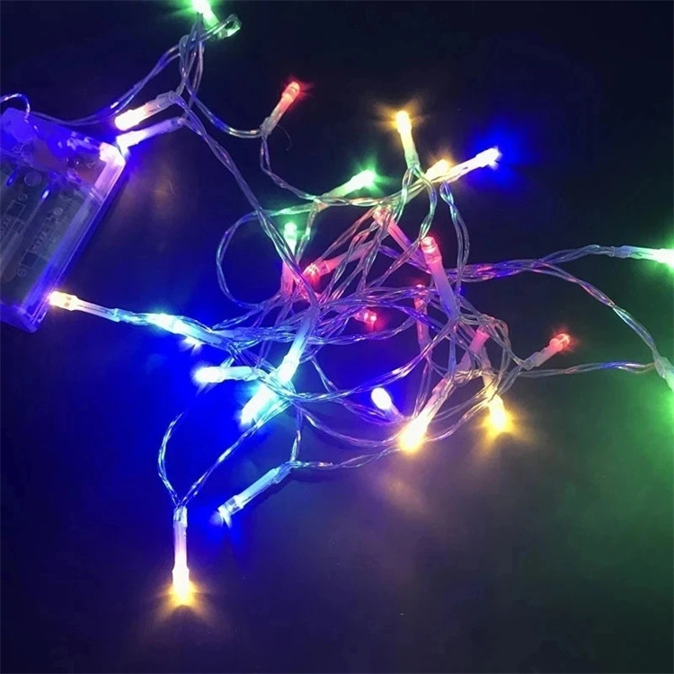 Manufacturer Outdoor Solar LED 50 LEDs string light warm white Outdoor String Lights waterproof String Lights for Porch