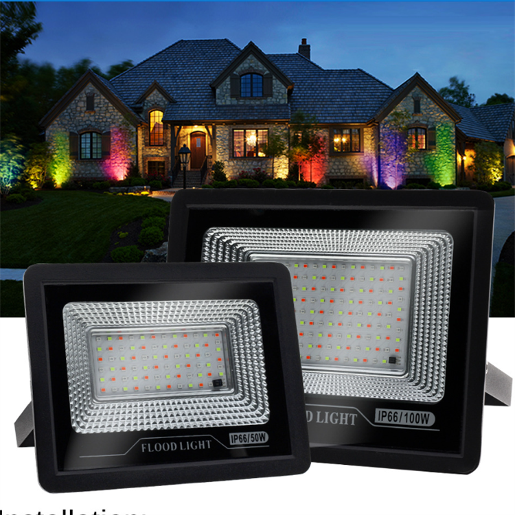 10W 20W 30W 50W 100W 150W 200W human sensor waterproof high lumen outdoor project led flood light