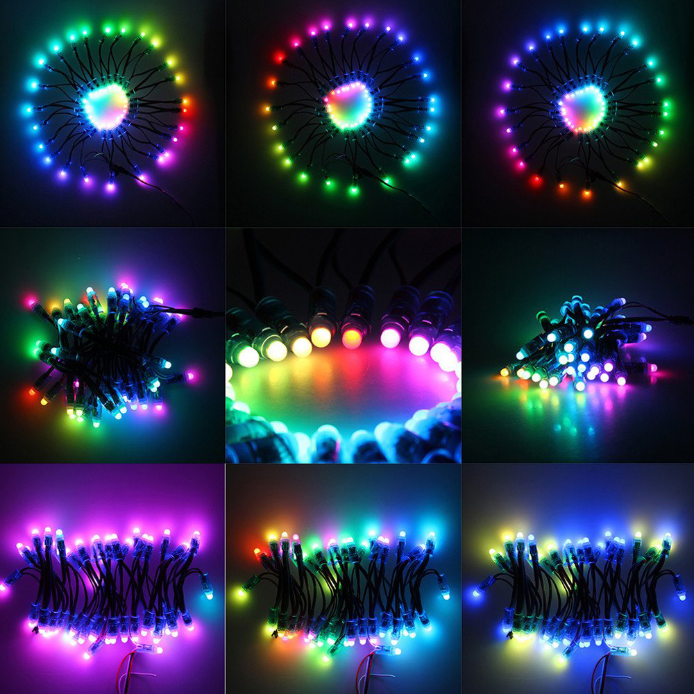 Wholesale decorative waterproof led christmas tree light led train string light DC12V neon pixel led lights