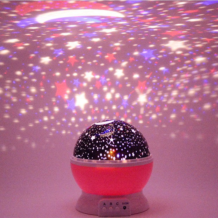 Lamp Projector Lighting Spin Rotate Romantic Atmosphere Master Sleep Sky Star Moon Baby