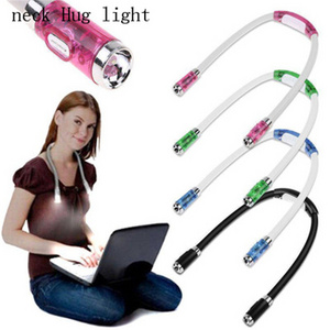 New style Hugged Light Portable Led Reading Lamp Woven Sweater Hanging Lamp Cave Lighting Book Light Neck Lamp