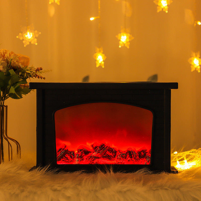 Fireplace With Led Light 50