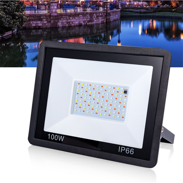 RGB RGBW remote control 10/20/30/50/100/150/200/300W LED Flood Light Outdoor Security Lights bowfishing lights