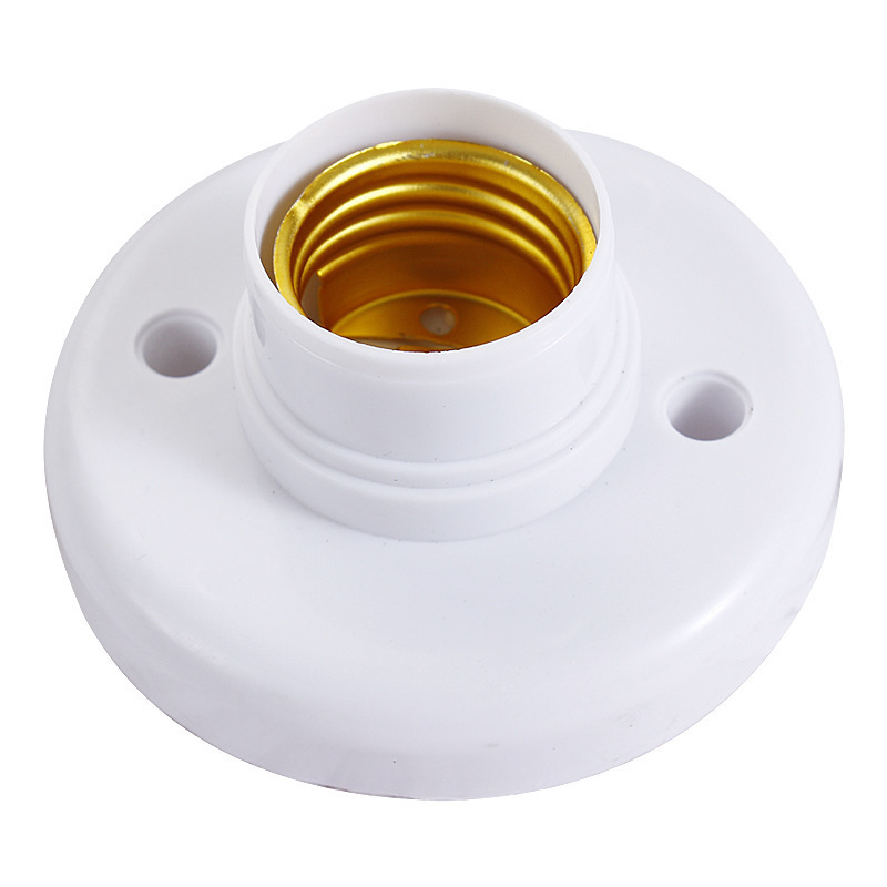 Plastic Shell Round Screw outdoor lamp holder for e27 light bulbs light socket fittings