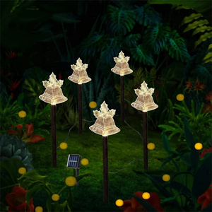 Solar outdoor courtyard light LED Christmas snowman outdoor waterproof garden villa lawn decoration light