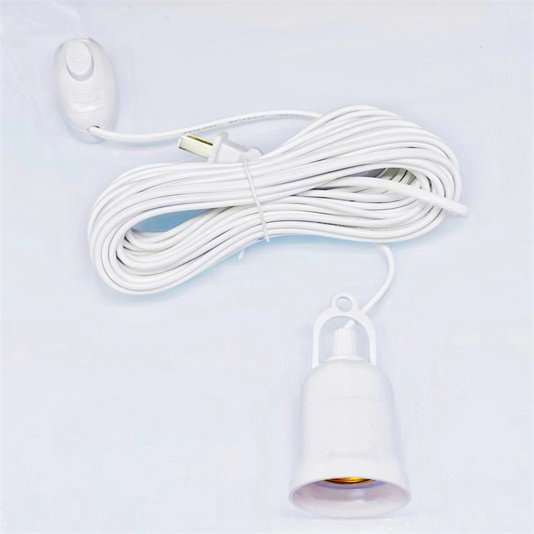 E27 Bottle Lamp Cord Kits side hole lamp cord E14 lamp cord parts e14 electrical plug with bulb holder