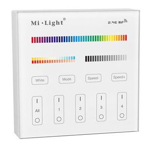 Milight T4 4-Zone RGB CCT Wall Touch Panel Remote Controller for Smart LED lighting Wall Dimmer mi boxer for strip light