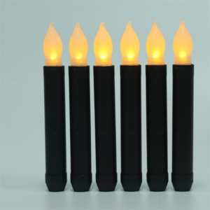 Flickering Flame Candlesticks Warm Light Christmas Decoration Electric Fake Candles 12PCS for Christmas Halloween Party