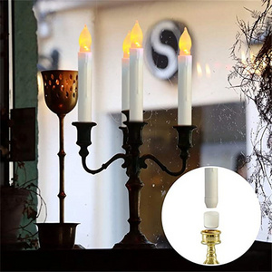 2024 new led Flame less hanging floating candles harry potter halloween candle with magic wand remote for christmas decoration