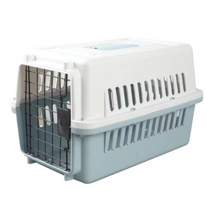 Easy to Assemble Stackable Metal Pet Cages Dog Kennel With Wheels Dog Cages Crates with Floor Grid Casters and Tray