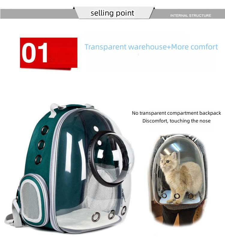 DOKA expandable transparent bubble space capsule pet cat carrying carrier backpack pet travel carrier bag