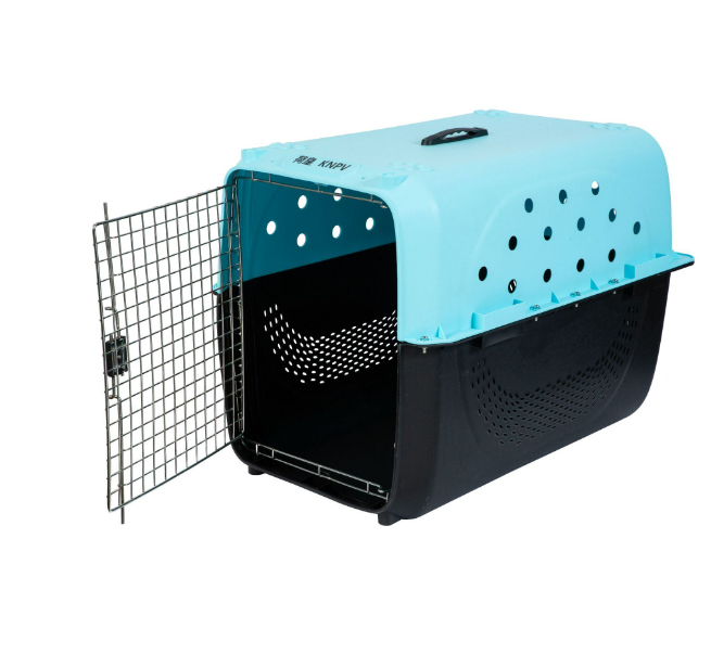 Airline Approved Portable Traveling Dog Kennels Pet Cages Carriers Plastic Large Aviation Pet Travel Box