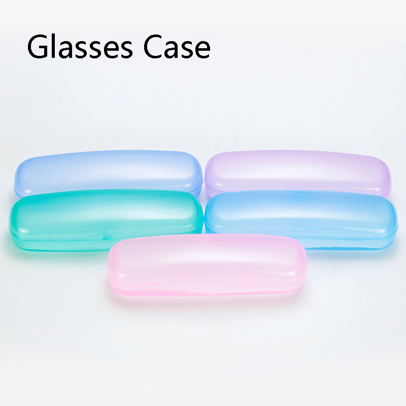 Hot Selling Clear Eyeglasses Case Customized Eyewear Box Pvc Plastic Spectacles Case for Glasses