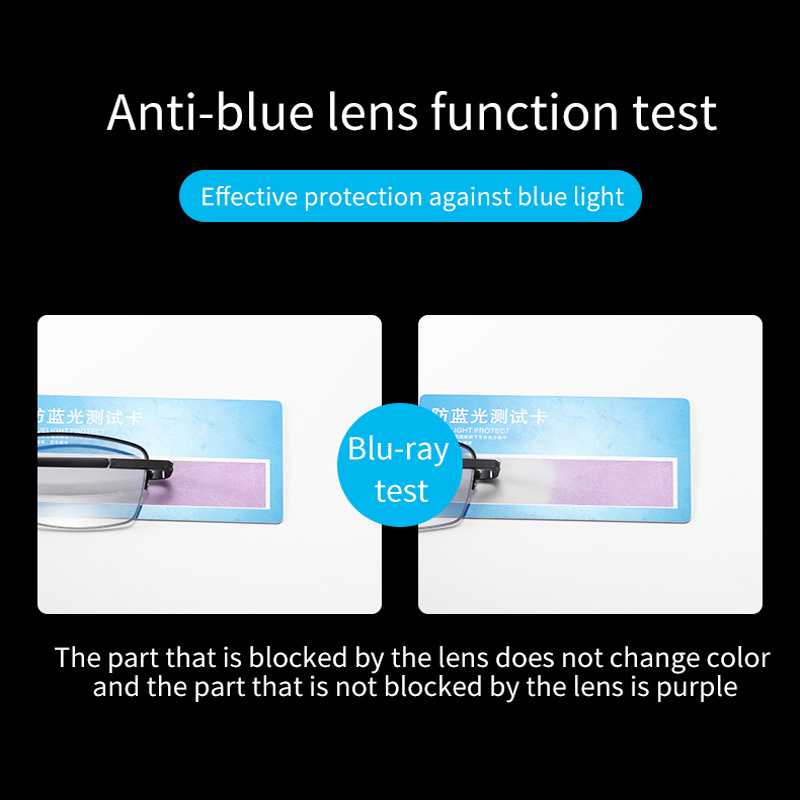 Wholesale Men Women Trendy Anti Blue Light Eyewear Rimless Glasses Eyeglasses Frames