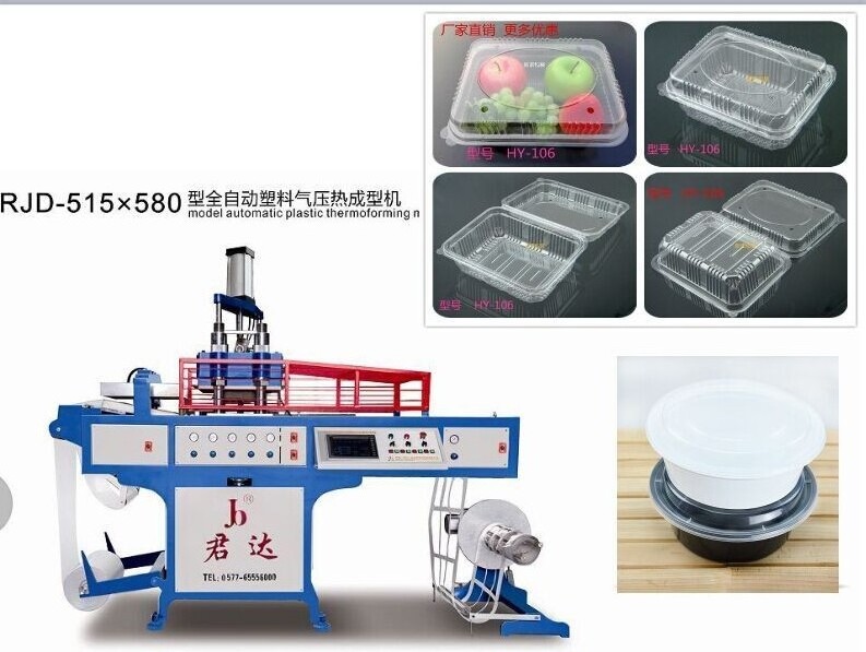 China Customized Machinery High Precision Energy Saving And Degradable Food Container Plastic Thermoforming Machine