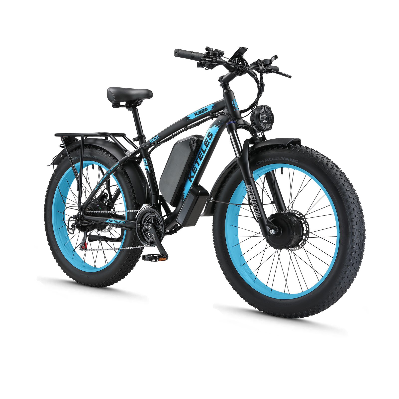 Electric Bike 26 Inch Fat Tire Off Road Ebike 2000W dual motor 48V Powerful Mountain Electric Bicycle For Adults Cycling E BIKE