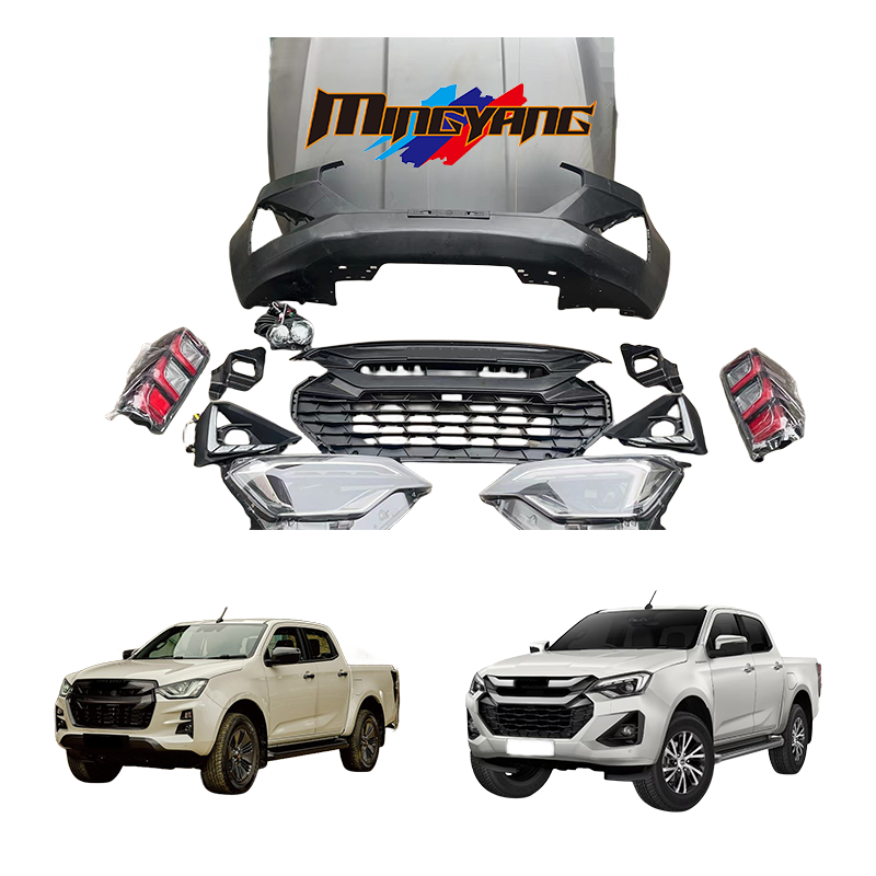 New Arrival D-max Upgrade kits Car Bumper Bodykit Headlight for Isuzu dmax 2021 to 2024 Body Kit