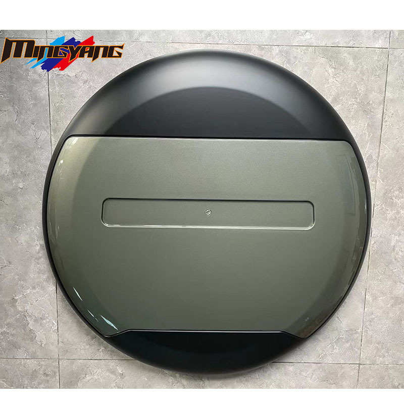 PP plastic tailgate cover 2021+ accessories spare wheel cover For Land Rover Defender 90 110 Spare Tire Cover