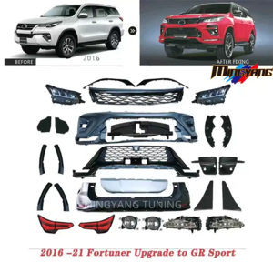 2016 Fortunerupgrade to  2022 conversion kits Legender bodykit For Toyota Fortuner GR sport body kit