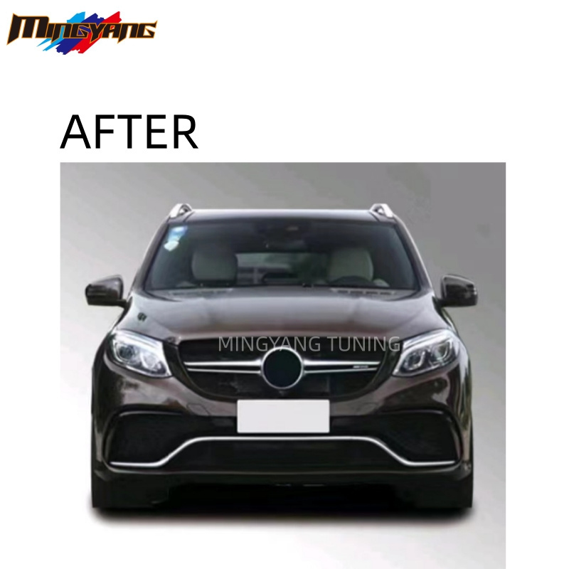 PP plastic GLS63 AMG facelift car conversion bonnet bodykit for Mercedes Benz GL X166 13-15 upgrade GLS X166 16-19 body kit