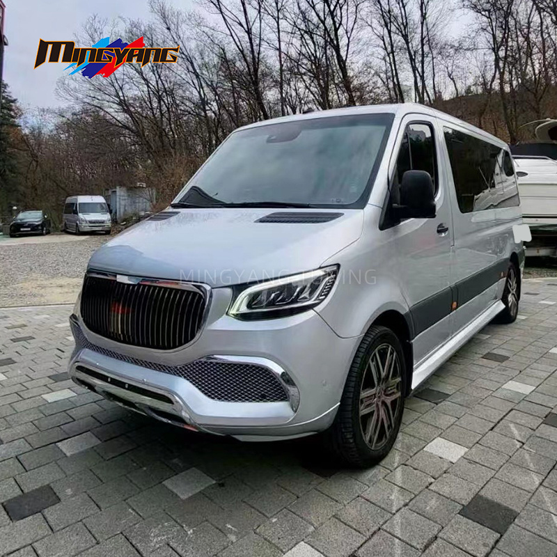 Mingyang Factory Sprinter VAN W907 To Maybach Design Car Bumper Conversion Kits Bodykit For Mercedes Benz Sprinter W907 Body kit