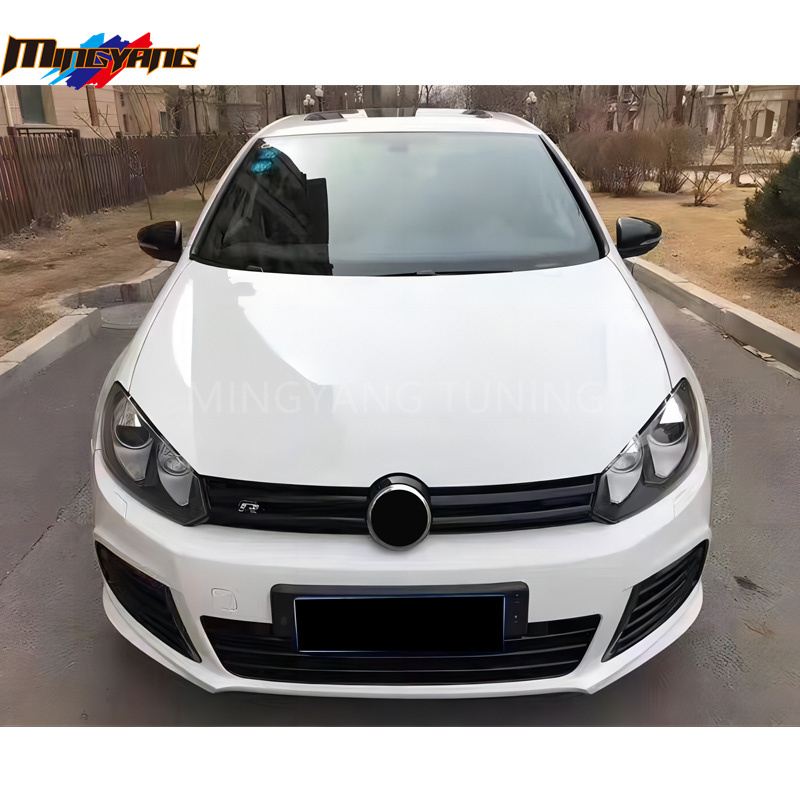 High Fitment 2009-2012 Car Parts Accessories Front Bumper Side Skirt For Volkswagen Golf 6 VI Mk6 Upgrade To Golf 6 R20 Body Kit