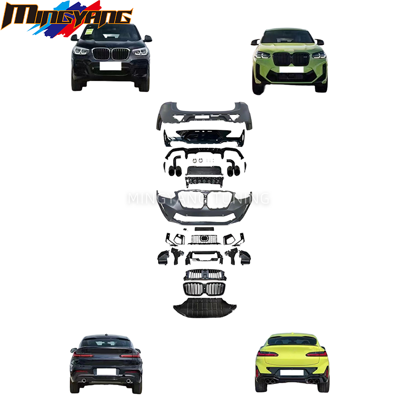 New Car accessories 2022 X4M F98 LCI bodykit conversion car bumpers rear spoiler upgrade X4 accessories For BMW X4 G02 body kit