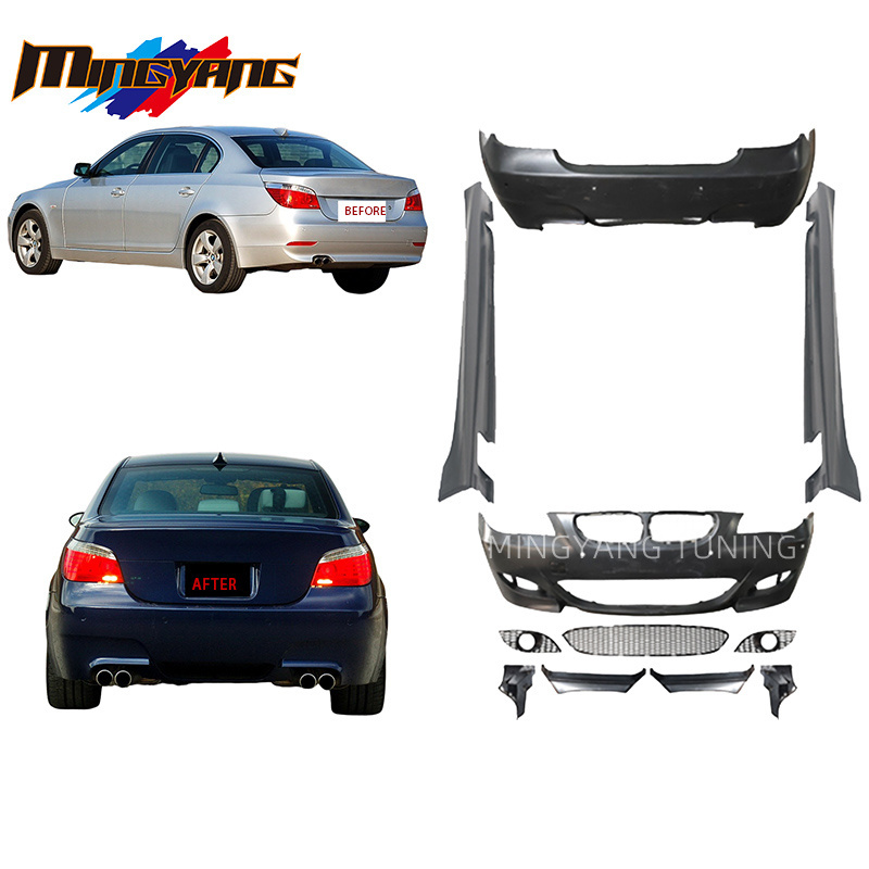 High quality E60 M5 bodykit front bumper car parts upgrade 5 series accessories For BMW E60 body kit 2004-2010