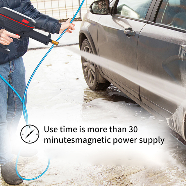 portable multi-function air pump for car Carwash Wireless High Pressure Water Gun Self Service Car Wash Equipment