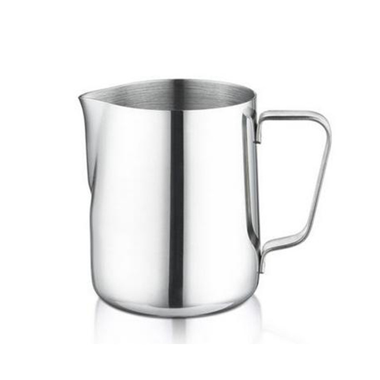 stainless steel milk pot/coffee foam cup pitcher/creamer pitcher pull flower cup