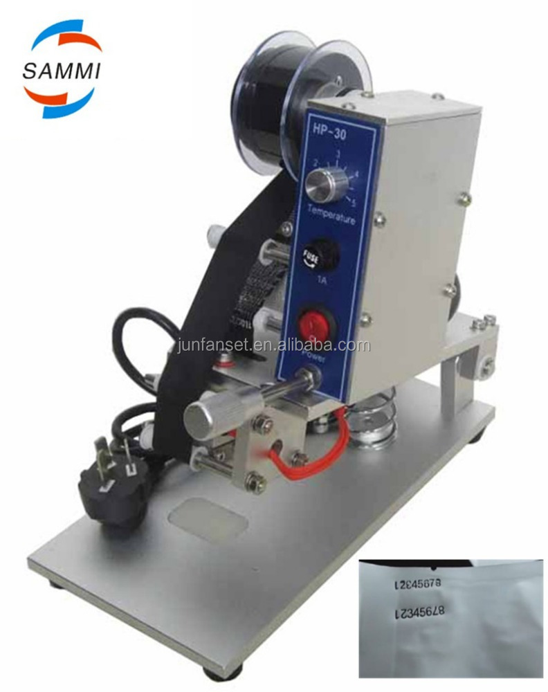 CE top grade hot stamp expiration date manual date coding machine